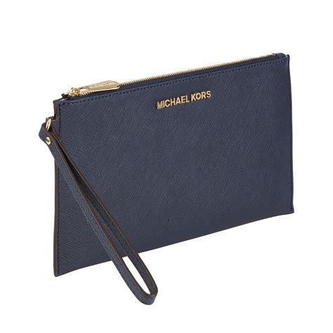 michael kors navy clutch bag|Michael Kors clutch bag sale.